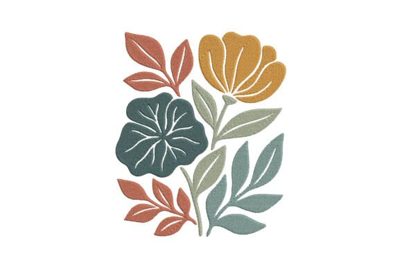 Abstract Floral Embroidery Design Review